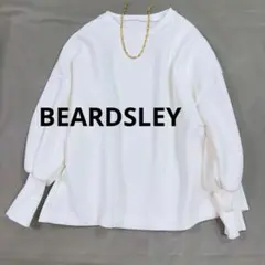 BEARDSLEY ダンボールビッグカットソー ホワイト ビアズリー 洗える 白