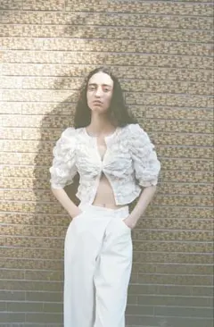BOVERA⭐︎Flower Motif Bustier フラワー トップス BOVERA】Flower Motif Bustier［ivory］ - メルカリ