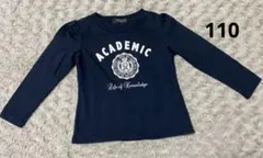 COMME CA ISM 長袖カットソー 110A ネイビー