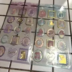 レリーフデコレーションシール　アリエル　ラプンツェル　ディズニー