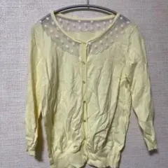 レトロガール　カーディガン　七分丈