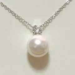 ミキモトパール ペンダント ネックレス シルバー TO.2428 - メルカリ