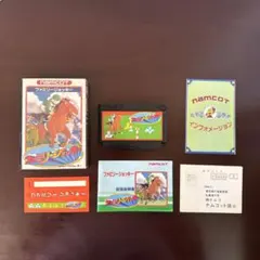 【良品・完品】ファミリージョッキー　ファミコンソフト　ナムコ