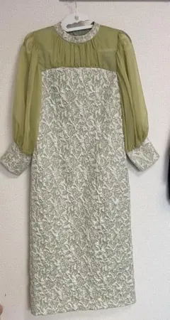 niana ジャガードIラインロングパーティードレス