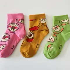 こびとづかん　キッズソックス3足セット