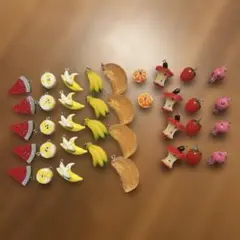 デコパーツ 果物 フルーツ 38個 セット