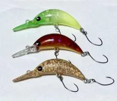 【美品】 ムカイ　ザンム35 IDO F 3点セット エリアトラウトルアー ③のサムネイル