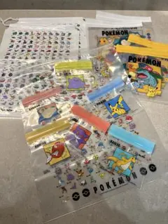 新品 スリーコインズ ポケモン ビニール巾着 30周年 ジップロック