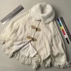 セシルマクビー　ポンチョ　ホワイト