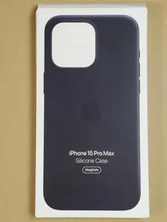 Apple 純正品 iPhone 15 Pro Max シリコン ケース 黒