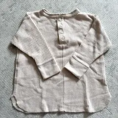 BACK NUMBER ワッフル 長袖カットソー 100cm