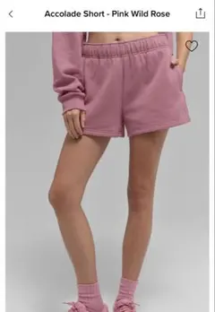 Alo ショートパンツ レディースS Accolade ピンク 新品未使用 Accolade Short - Pink Wild Rose | ALO
