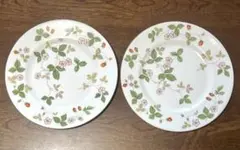 ウェッジウッド ワイルドストロベリー プレート 23cm 2枚のサムネイル