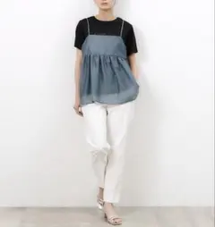 最終価格【新品未使用】OPAQUE.CLIP シアーキャミソールのサムネイル