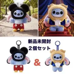 ◾️新品未開封POPMARTディズニースティッチミッキーマウス野獣２個セット