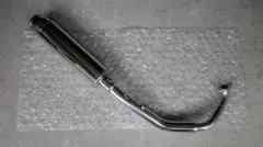 ゼファーの激鳴きマフラー(新品)　RPMすり鉢F-1サウンド！音職人ワルツ♪ ゼファーの激鳴きマフラー(新品)筒サイレンサーとフランジ付き