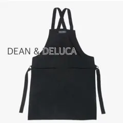 DEAN & DELUCA ブラック　エプロンのサムネイル