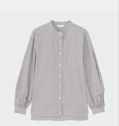 レディースバンドカラートップス