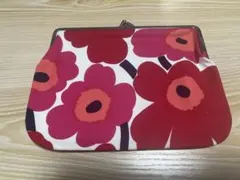 マリメッコ がま口ポーチ