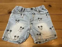 ZARA ミッキー　デニムショートパンツ