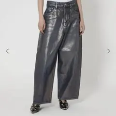 ASTRAET コーティング BIG バルーンデニムパンツ XS