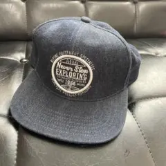 ノースフェイス　デニム　キャップ　スナップバック　フリーサイズ