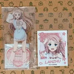 ショウ・ランジュ アクリルスタンド+フォト風ミニカード じゃーじめいどふぇあ！