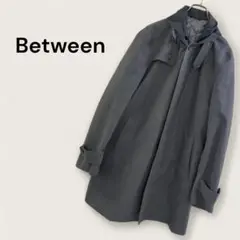 ヴトウィーン スタンドカラーコート ライナー付き メンズ