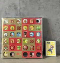 非売品 クラブニンテンドースーパーマリオ 25周年記念 缶バッジ トランプセット