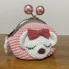 ハンドメイドがま口ポーチ