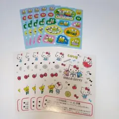 ②ハローキティ＆けろけろけろっぴシールセット