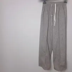 by LEGNA パンツ グレー ワイドパンツ スウェット素材 タグ付 新品