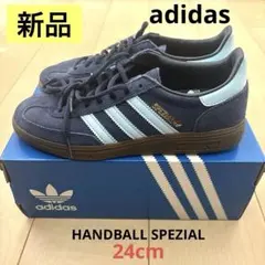 新品 adidas handball spezial ネイビー 24cm