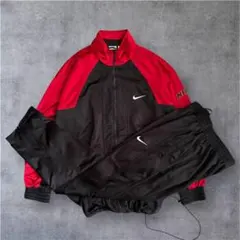 NIKE 90s トラックジャケット　セットアップ　バスケ　　B系