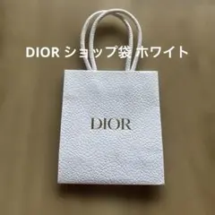 DIOR ショップ袋 ホワイト エンボス加工のサムネイル