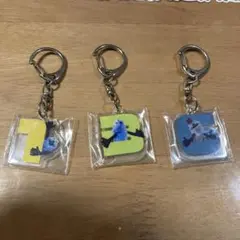 パペットスンスン　GIGO ノベルティ　ナンバーアクリルキーホルダー3個セット