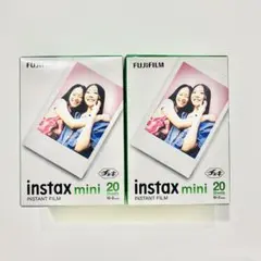 FUJIFILM instax mini インスタントチェキフィルム 20枚×2