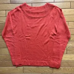 a.v.v オレンジニット　Ｍサイズ