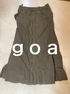 ｇｏａ　ミリタリー　ジッパー　ロングスカートのサムネイル