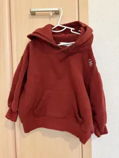韓国子供服⭐︎フード付きトレーナー　red