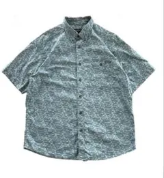 WOOLRICH ウールリッチ 半袖 シャツ 魚 総柄 XL 古着のサムネイル