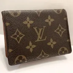 ルイヴィトン ポルト2カルト ヴェルティカル モノグラム ブラウン M60533