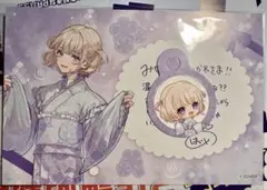 ホロライブ　極楽湯コラボ　ReGLOSS ポストカード　轟はじめ