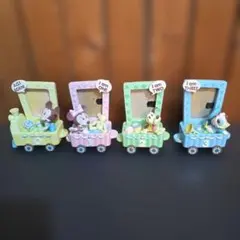 d*9様 ディズニー フォトフレーム 列車型 4点セット