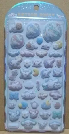 t*す様 コットンパフィー シール シナモロール サンリオ キャラクター B