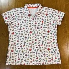 kissmarkゴルフレディース ポロ　LLサイズ夏　カラフル柄　速乾