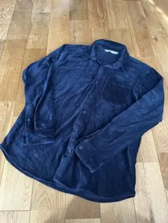 ZARA ザラ メンズ コーデュロイ ネイビー シャツ