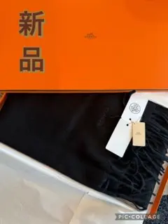 ⭐︎極美品⭐︎ エルメス ロゴ マフラー HERMES レッド カシミヤウール混 HERMES - エルメス ロゴ マフラーの通販 by 売り尽くしセール中