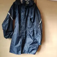 中学通学用　レインコート上下セット