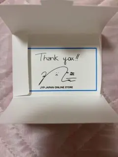 NiziU JYP JAPAN ONLINE STORE 3種　サンキューカード
